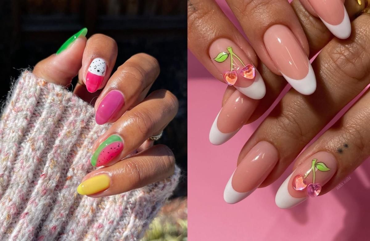 7 Ide Nail Art Tema Fruit Water untuk Musim Panas, Fresh!